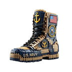 US Navy Soldier Boots Brick Set - Building Blocks | Room Decor