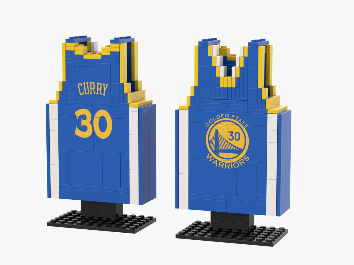 Stephen Curry #30 Jersey Brick Set - Building Blocks | Golden State Warriors Fan