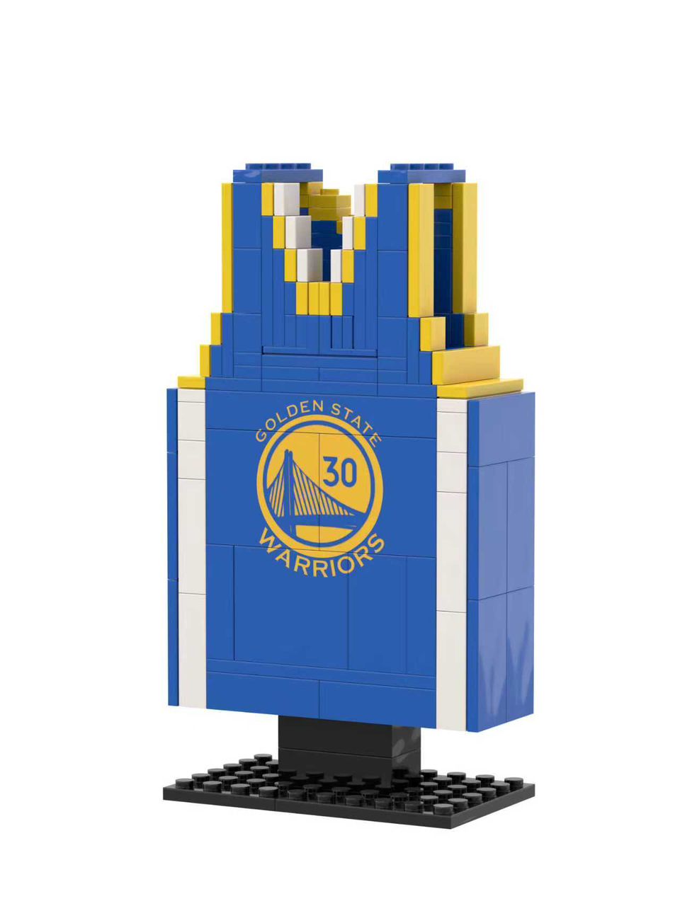 Stephen Curry #30 Jersey Brick Set - Building Blocks | Golden State Warriors Fan