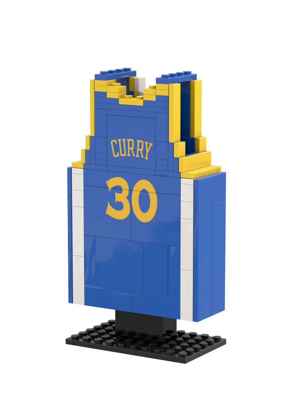 Stephen Curry #30 Jersey Brick Set - Building Blocks | Golden State Warriors Fan