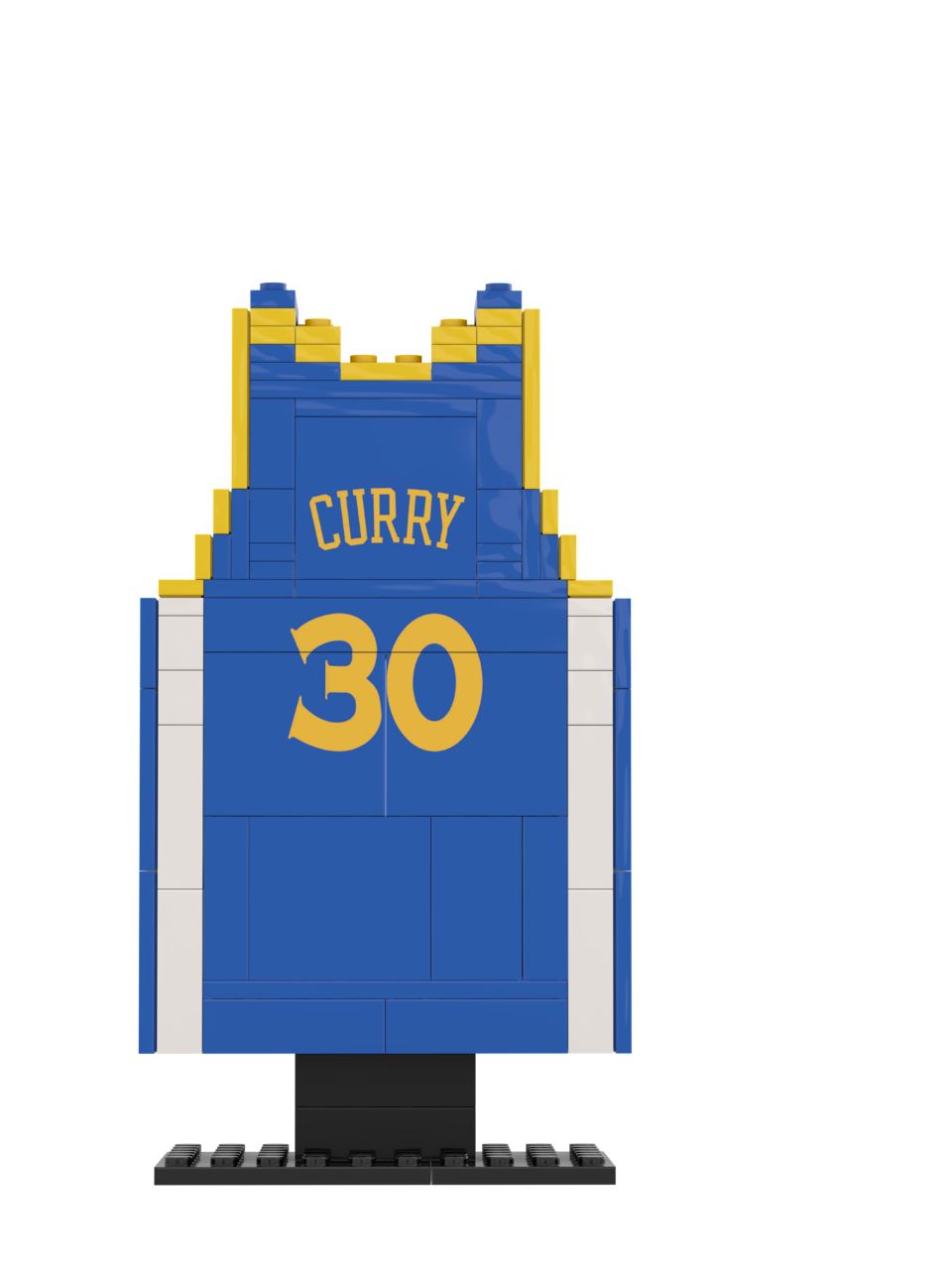 Stephen Curry #30 Jersey Brick Set - Building Blocks | Golden State Warriors Fan