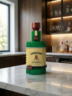 Alcohol Bottle Brick Set - Building Block | Bar Decor