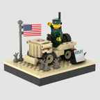 Army Military Tribute Brick Set - Building Blocks | Room Decor